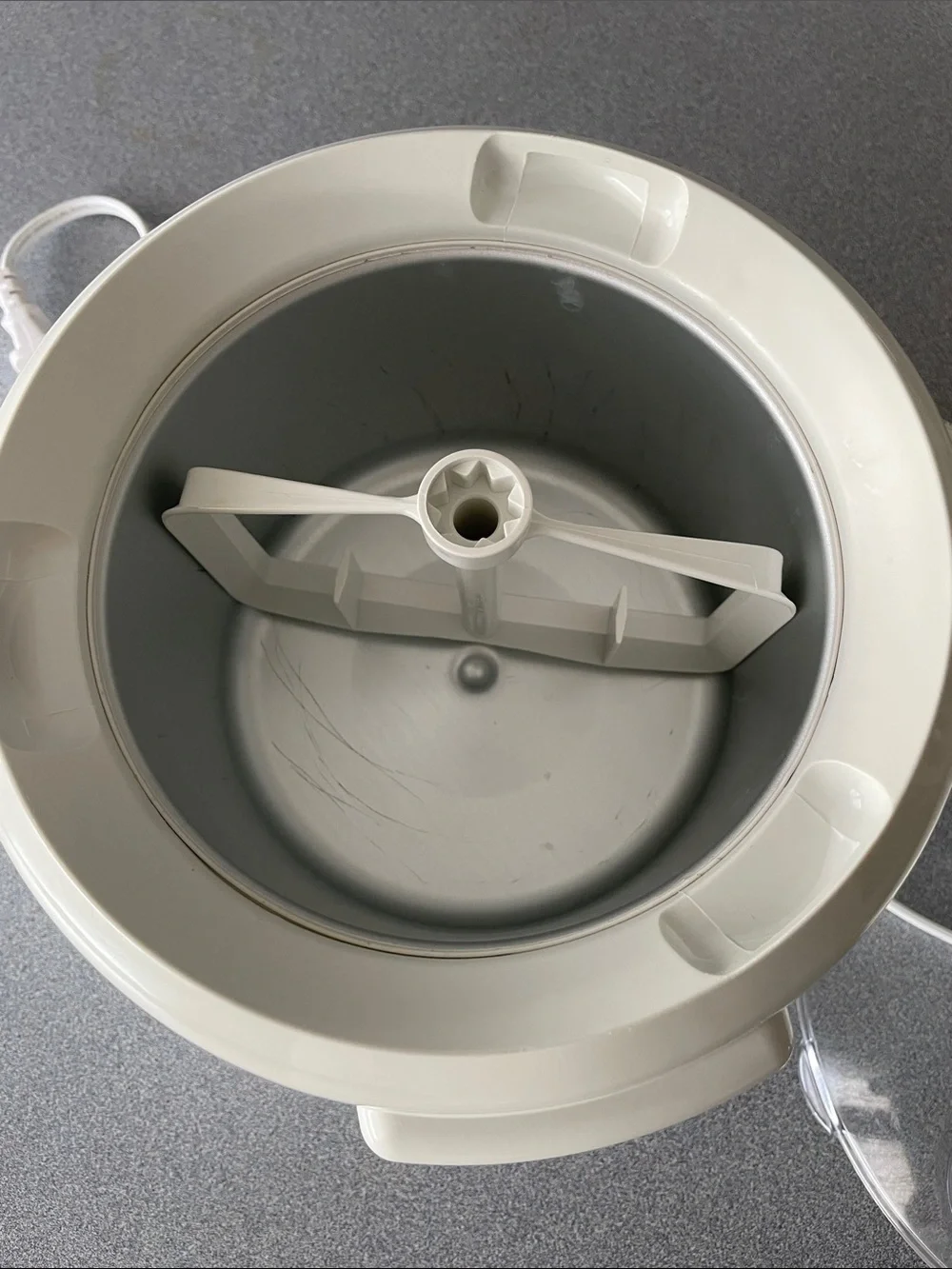 KRUPS White & Light Green Ice Cream Maker